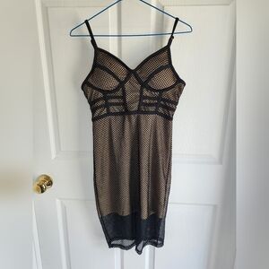 Revamped Bodycon Whimsigoth Sexy Lace Dress Medium